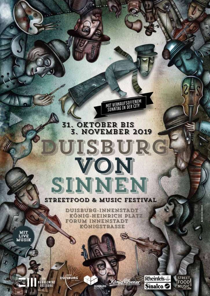 Duisburg von Sinnen mit verkaufsoffenem Sonntag am 03.11.2019