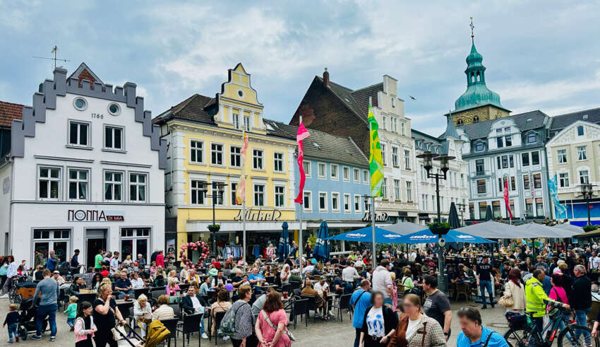 Verkaufsoffener Sonntag in Recklinghausen im Ruhrgebiet